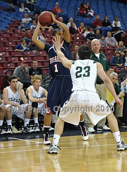 Thumbnail 2 in Colfax vs. Modesto Christian (CIF SJS D4 Final) photogallery.
