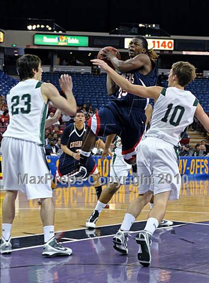 Thumbnail 3 in Colfax vs. Modesto Christian (CIF SJS D4 Final) photogallery.