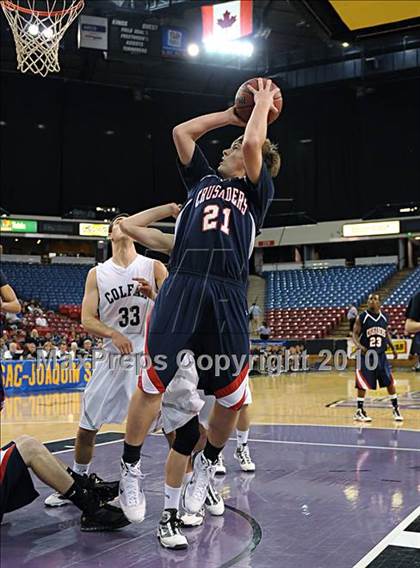 Thumbnail 3 in Colfax vs. Modesto Christian (CIF SJS D4 Final) photogallery.