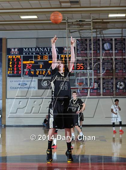 Thumbnail 1 in Maranatha vs Oak Park (Rose City Roundball Classic) photogallery.