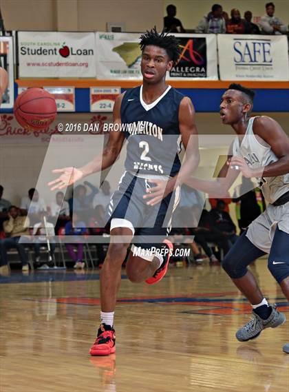 Thumbnail 3 in Hamilton Heights Christian Academy vs. La Lumiere (Chick-Fil-A Classic) photogallery.