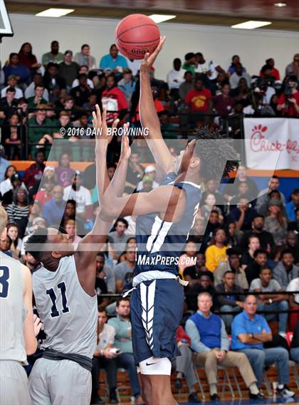 Thumbnail 2 in Hamilton Heights Christian Academy vs. La Lumiere (Chick-Fil-A Classic) photogallery.