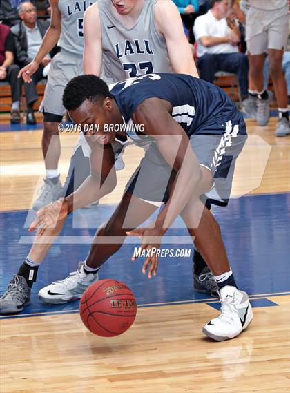 Thumbnail 1 in Hamilton Heights Christian Academy vs. La Lumiere (Chick-Fil-A Classic) photogallery.
