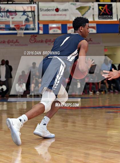 Thumbnail 3 in Hamilton Heights Christian Academy vs. La Lumiere (Chick-Fil-A Classic) photogallery.