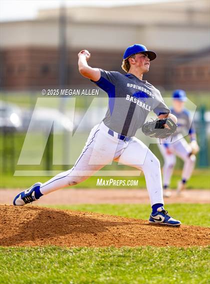 Thumbnail 2 in Archbishop Moeller vs Springboro (Scrimmage) photogallery.