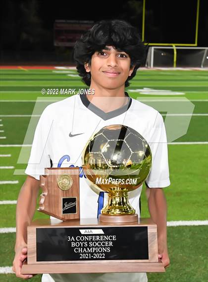 Thumbnail 2 in Phoenix Country Day vs. American Leadership Academy - Gilbert North (AIA 3A Final - Awards) photogallery.