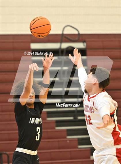 Thumbnail 3 in Armwood vs. Manatee (Riverview Sarasota Holiday Tournament) photogallery.