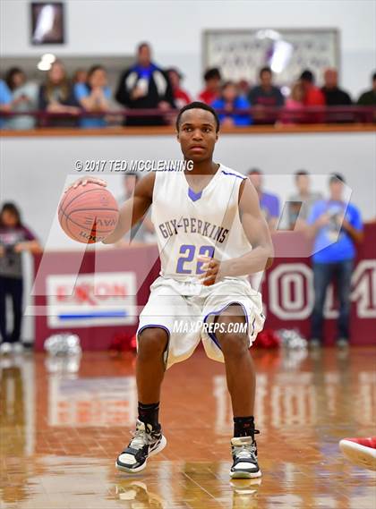 Thumbnail 1 in Guy-Perkins vs. County Line (AAA 1A Playoff) photogallery.
