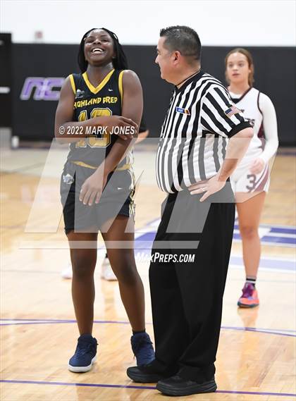 Thumbnail 2 in Odyssey Institute vs. Highland Prep (Coyotes Basketball Invitational) photogallery.