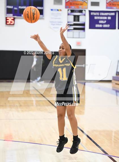 Thumbnail 3 in Odyssey Institute vs. Highland Prep (Coyotes Basketball Invitational) photogallery.