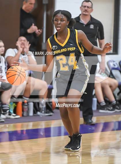 Thumbnail 2 in Odyssey Institute vs. Highland Prep (Coyotes Basketball Invitational) photogallery.