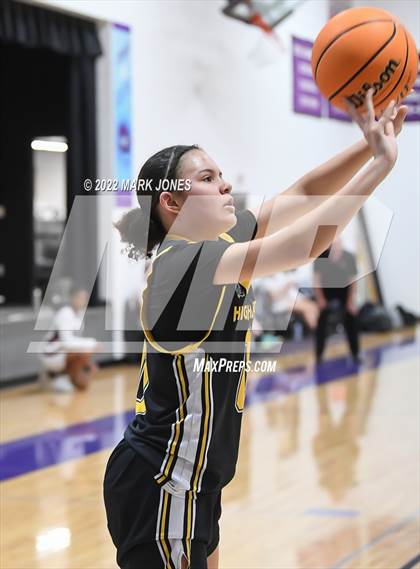 Thumbnail 2 in Odyssey Institute vs. Highland Prep (Coyotes Basketball Invitational) photogallery.