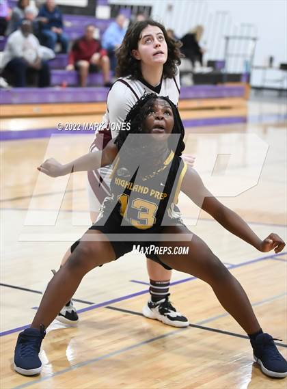 Thumbnail 2 in Odyssey Institute vs. Highland Prep (Coyotes Basketball Invitational) photogallery.