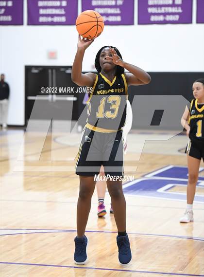 Thumbnail 2 in Odyssey Institute vs. Highland Prep (Coyotes Basketball Invitational) photogallery.