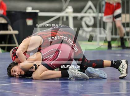 Thumbnail 1 in NIAA 2A State Wrestling Consolation Semi-Finals photogallery.