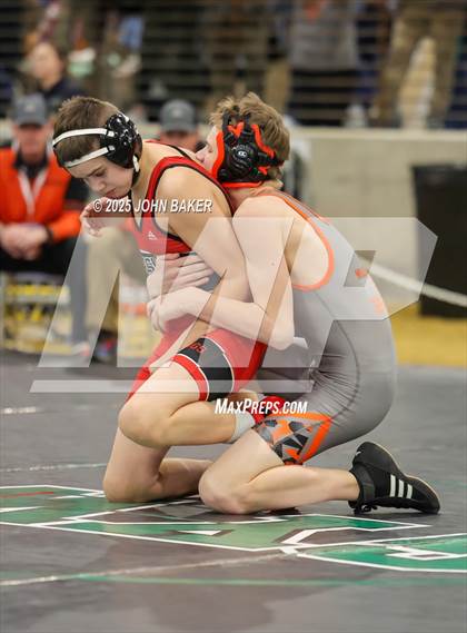 Thumbnail 3 in NIAA 2A State Wrestling Consolation Semi-Finals photogallery.