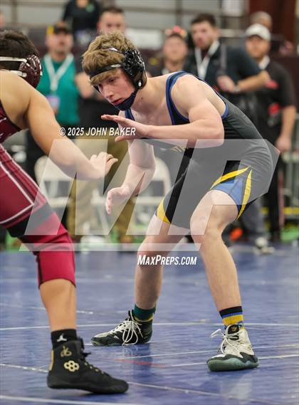 Thumbnail 3 in NIAA 2A State Wrestling Consolation Semi-Finals photogallery.
