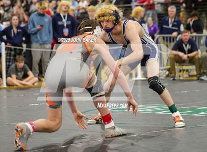 Thumbnail 1 in NIAA 2A State Wrestling Consolation Semi-Finals photogallery.