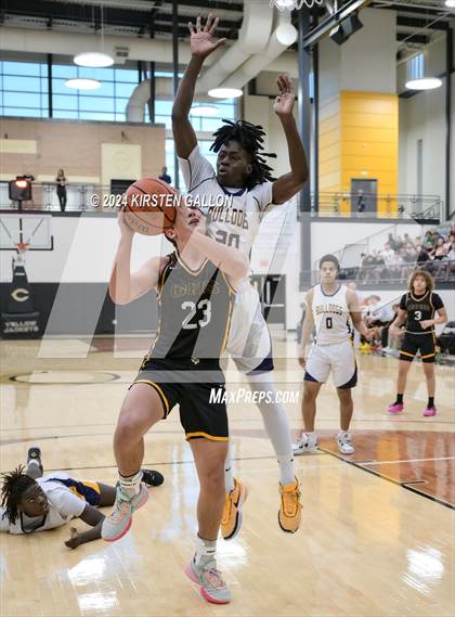 Thumbnail 1 in Granbury vs. Everman (UIL Basketball 5A Bi-District) photogallery.