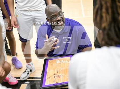 Thumbnail 2 in Granbury vs. Everman (UIL Basketball 5A Bi-District) photogallery.