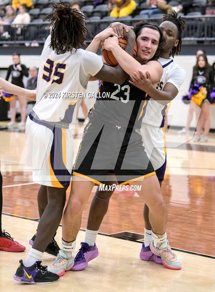 Thumbnail 2 in Granbury vs. Everman (UIL Basketball 5A Bi-District) photogallery.