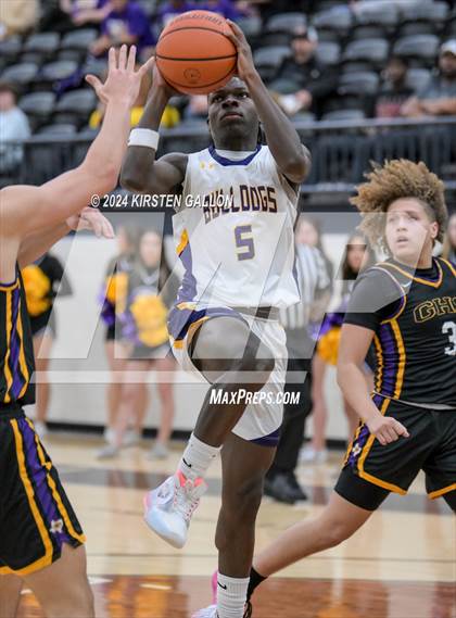 Thumbnail 2 in Granbury vs. Everman (UIL Basketball 5A Bi-District) photogallery.