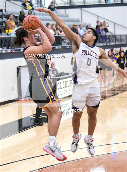 Thumbnail 1 in Granbury vs. Everman (UIL Basketball 5A Bi-District) photogallery.