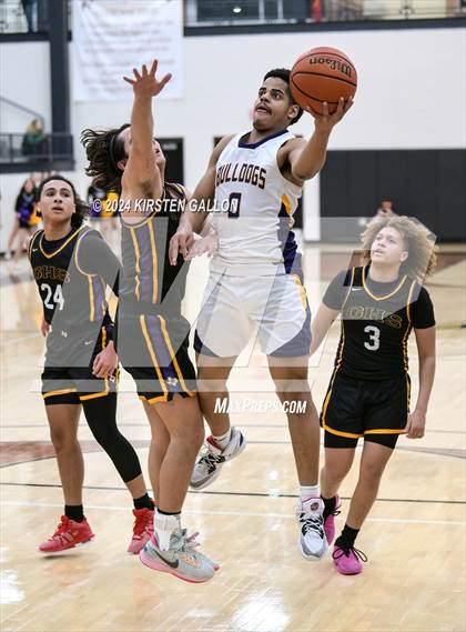 Thumbnail 2 in Granbury vs. Everman (UIL Basketball 5A Bi-District) photogallery.