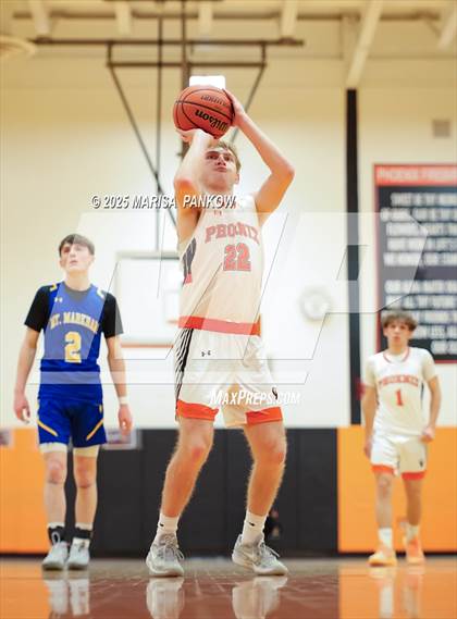 Thumbnail 3 in Phoenix vs Mt. Markham (NYSPHSAA Section 3 Class B Semi Finals) photogallery.