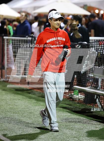 Thumbnail 2 in St. Genevieve vs. Harvard-Westlake photogallery.