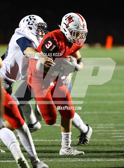 Thumbnail 1 in St. Genevieve vs. Harvard-Westlake photogallery.