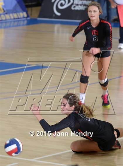 Thumbnail 2 in Archbishop Mitty vs. Village Christian (CIF State D2 Final) photogallery.