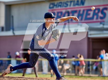 Thumbnail 3 in Central Catholic @ Christian Brothers (CIF SJS D3 Playoff) photogallery.