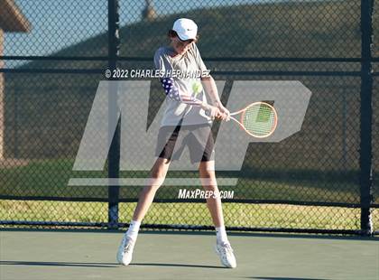 Thumbnail 3 in The Woodlands vs Memorial (UIL 6A Team Tennis Semifinal) photogallery.