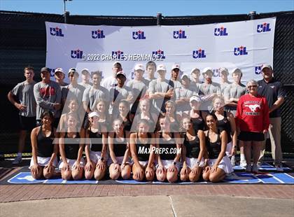 Thumbnail 2 in The Woodlands vs Memorial (UIL 6A Team Tennis Semifinal) photogallery.