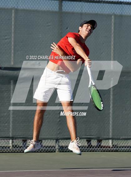 Thumbnail 2 in The Woodlands vs Memorial (UIL 6A Team Tennis Semifinal) photogallery.