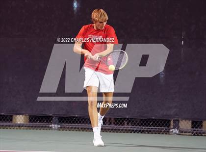 Thumbnail 3 in The Woodlands vs Memorial (UIL 6A Team Tennis Semifinal) photogallery.
