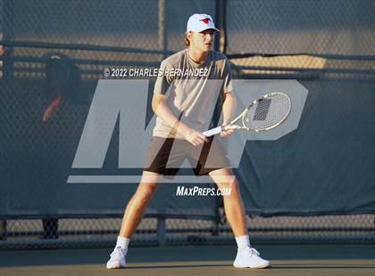 Thumbnail 2 in The Woodlands vs Memorial (UIL 6A Team Tennis Semifinal) photogallery.
