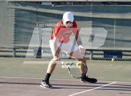 Thumbnail 3 in The Woodlands vs Memorial (UIL 6A Team Tennis Semifinal) photogallery.