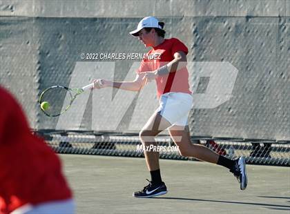 Thumbnail 2 in The Woodlands vs Memorial (UIL 6A Team Tennis Semifinal) photogallery.