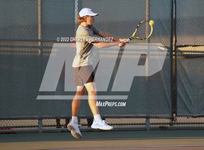 Thumbnail 3 in The Woodlands vs Memorial (UIL 6A Team Tennis Semifinal) photogallery.