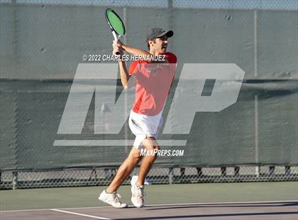 Thumbnail 3 in The Woodlands vs Memorial (UIL 6A Team Tennis Semifinal) photogallery.
