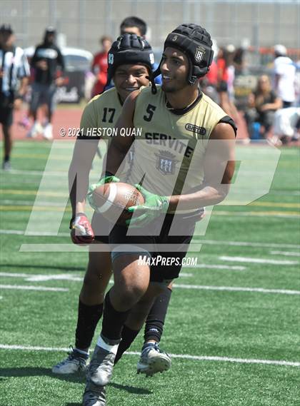 Thumbnail 3 in Santa Margarita vs. Servite (Battle at the Beach 7x7) photogallery.
