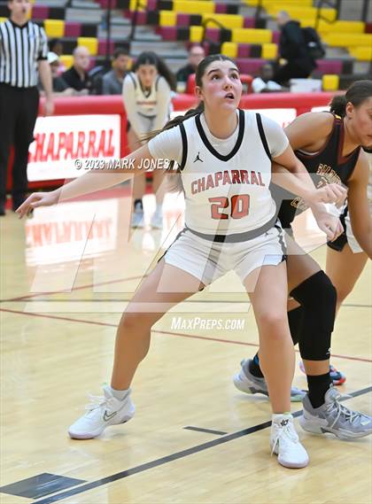 Thumbnail 1 in Chaparral vs. Salpointe Catholic (Hoophall West Invitational)  photogallery.