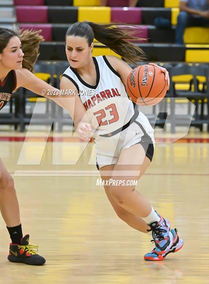 Thumbnail 2 in Chaparral vs. Salpointe Catholic (Hoophall West Invitational)  photogallery.