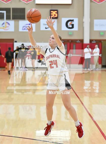 Thumbnail 1 in Chaparral vs. Salpointe Catholic (Hoophall West Invitational)  photogallery.
