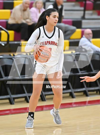 Thumbnail 2 in Chaparral vs. Salpointe Catholic (Hoophall West Invitational)  photogallery.