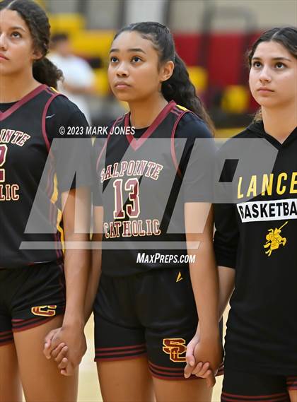 Thumbnail 3 in Chaparral vs. Salpointe Catholic (Hoophall West Invitational)  photogallery.