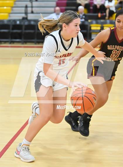 Thumbnail 2 in Chaparral vs. Salpointe Catholic (Hoophall West Invitational)  photogallery.