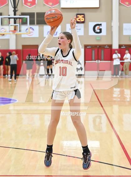 Thumbnail 1 in Chaparral vs. Salpointe Catholic (Hoophall West Invitational)  photogallery.